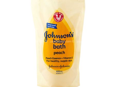 Johnson’s Baby Bath Peach Refill 600ml Discount