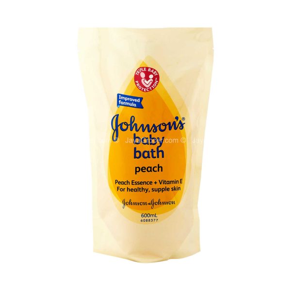 Johnson’s Baby Bath Peach Refill 600ml Discount