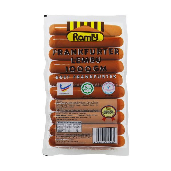 Ramly Beef Frankfurter 1kg Online now