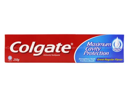 Colgate Maximum Cavity Protection Great Regular Flavour Toothpaste 250g For Cheap