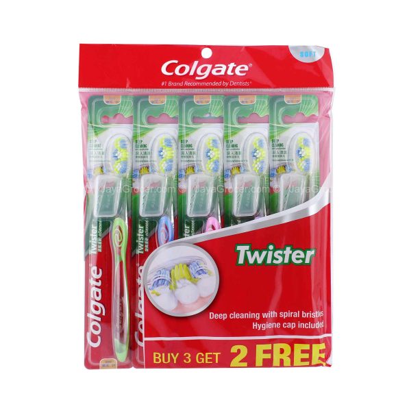 Colgate Twister Toothbrush (Soft) 1pack Online now