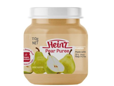 Heinz Pear Baby Puree 110g Discount