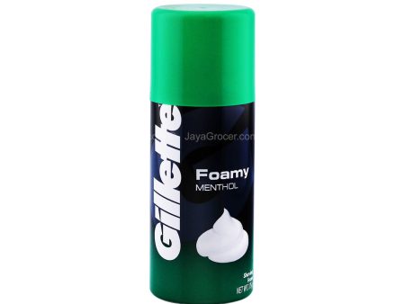 Gillette Foamy Menthol 175g Discount