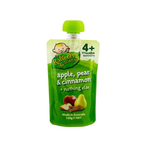 Rafferty s Garden Apple, Pear and Cinnamon + Nothing Else Smooth Baby Food (4+ Months) 120g Online