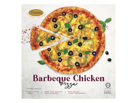 Tricious 9.5 Inch BBQ Chicken Pizza 340g Discount