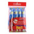 Colgate Extra Clean Toothbrush (Medium) Buy 3 Free 1 1pack Online Hot Sale