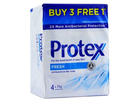 Protex Fresh Antibacterial Bar Soap Valuepack 75g x 3 Hot on Sale