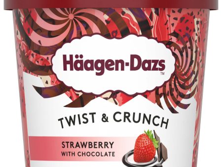 Haagen Dazs Belgian Chocolate and Strawberry Ice Cream 420ml Discount