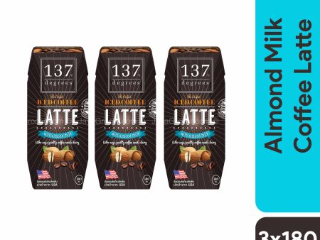 137 Degrees Almond Milk Coffee Latte 180ml x 3 Online now