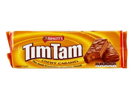 Arnotts Tim Tam Caramel Chewy Biscuits 175g For Cheap