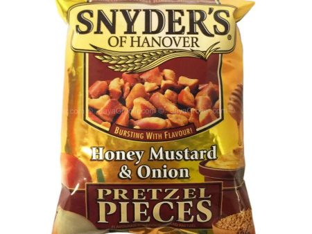 Snyder?s Honey Mustard and Onion Flavoured Pretzel Pieces 125g Hot on Sale