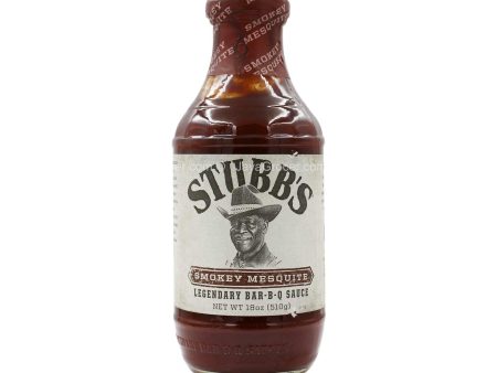 STUBB S SMOKY MESQUITE BBQ SAUCE 18OZ*1 Hot on Sale