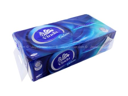 Vinda Deluxe Smooth Feel Toilet Tissue (3ply) 250pcs x 8 Fashion