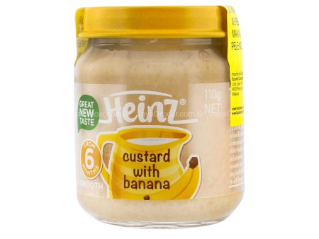 Heinz Smooth Custard with Banana Baby Food 110g Online Sale