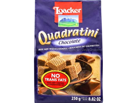 Loacker Quadratini Chocolate Biscuit 250g Fashion