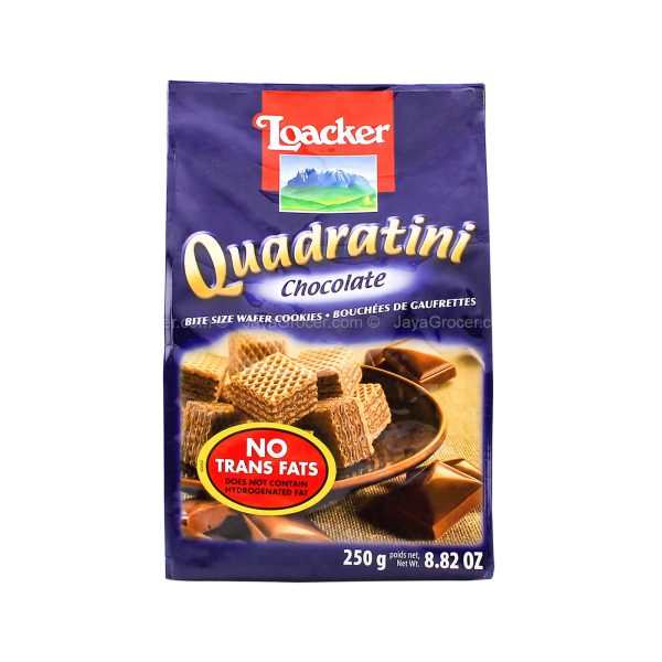 Loacker Quadratini Chocolate Biscuit 250g Fashion