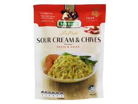 SAN REMO SOUR CREAM & CHIVES 120G *1 For Cheap