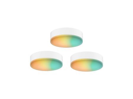 Smart Rgb-Cct Led Under Cabinet 3 Pack Puck Light Set Online Hot Sale