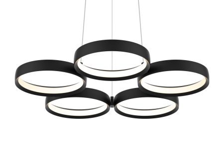 5 Ring Led Pendant Light Fashion