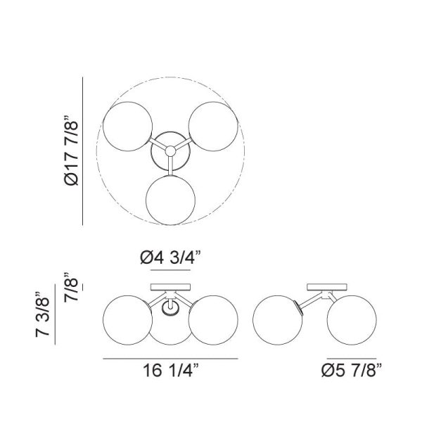 Novo Flush Mount For Discount