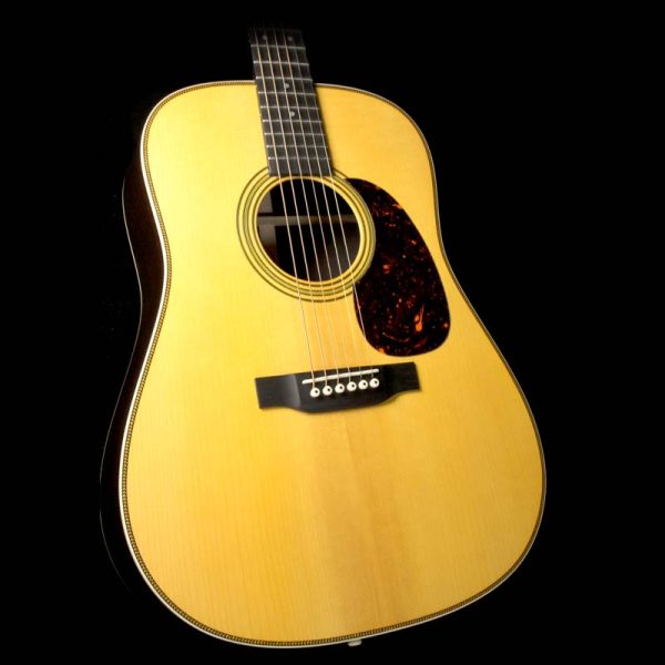 Martin Custom Shop D-28 Madagascar Rosewood and Adirondack Spruce Acoustic Guitar Natural Online Sale