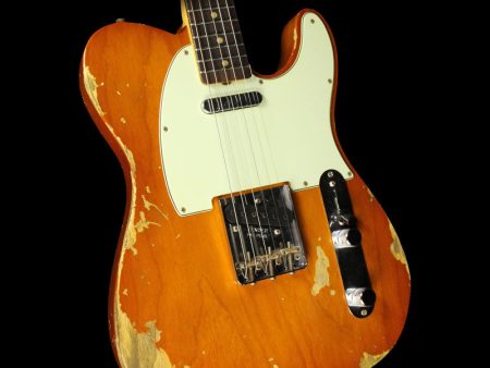 Fender Custom Shop 2017 Limited 1963 Telecaster Heavy Relic Electric Guitar Faded Violin Burst Hot on Sale