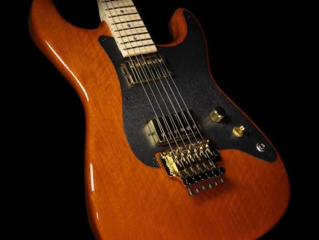 Charvel Custom Shop San Dimas Korina Electric Guitar Root Beer Transparent For Cheap