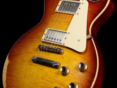 Used Gibson Custom Shop  60 Les Paul Reissue Heavy Aged Standard Iced Tea Fade Hot on Sale