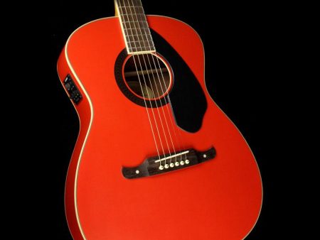 Fender FSR Tim Armstrong Hellcat Acoustic Ruby Red Hot on Sale