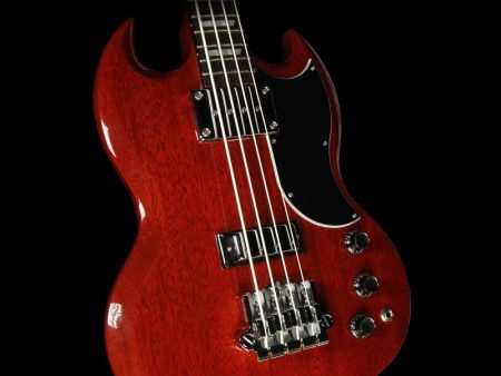 Used 2015 Gibson SG Standard Electric Bass Guitar Heritage Cherry Online