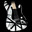 Used Charvel EVH Art Series Electric Guitar Black & White For Cheap