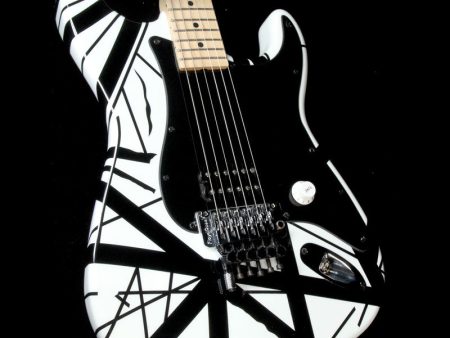 Used Charvel EVH Art Series Electric Guitar Black & White For Cheap