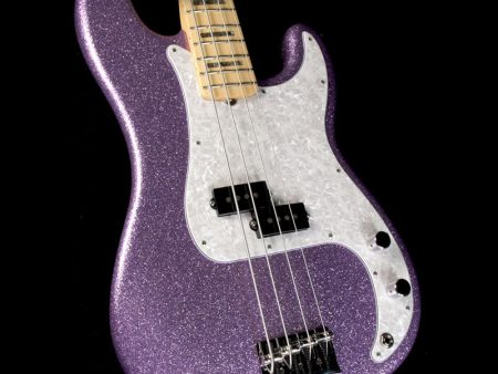 Fender Limited Edition Adam Clayton Signature Precision Bass Electric Bass Purple Sparkle Online Hot Sale