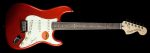 Used Squier by Fender Standard Stratocaster Electric Guitar Candy Apple Red For Cheap