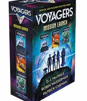 D J Machale: Voyagers Mission Launch Boxed Set (Books 1-3) [2016] hardback Online Sale