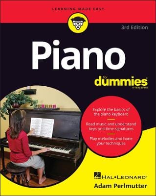 Adam Perlmutter: Piano For Dummies, 3rd Edition [2020] paperback Supply